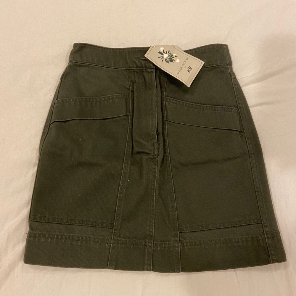 H&M Green Skirt
